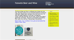 Desktop Screenshot of fenwickbeerandwine.com